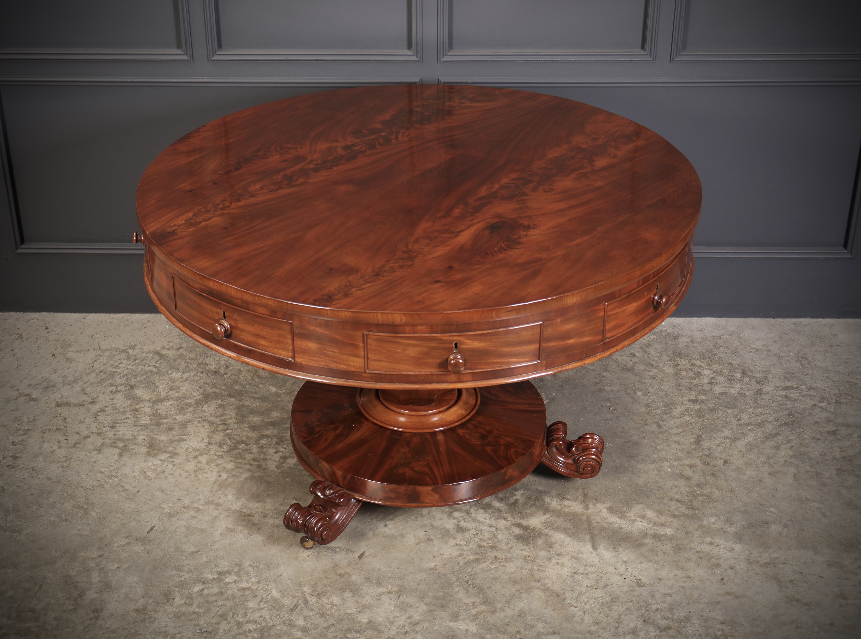 William IV Mahogany Drum Table - Image 5
